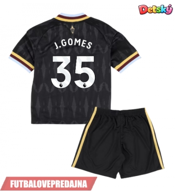 Lacne Dětský Futbalové dres Aston Villa Joao Gomes #35 2026-27 Krátky Rukáv - Preč (+ trenírky)